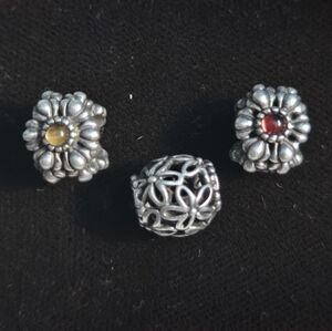 Vintage Pandora Charms Set Of 3